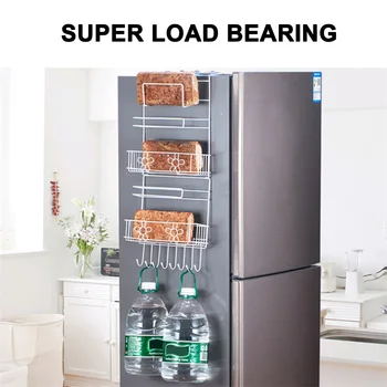 

New Hot Refrigerator Hanging Storage Rack Holder Large Capacity for Home Kitchen Fridge SMR88