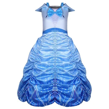 

Fancy Baby Girl Princess Clothes Kid Halloween Elsa Rapunzel Cosplay Costume Child Elsa Anna Party Dress