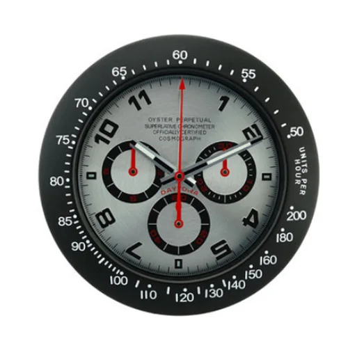 20 Metal Art Watch Clock Luminous Function Top Quality Watch Home Decor Wall Clocks with Corresponding Logos Cosmograph Series - Color: 20