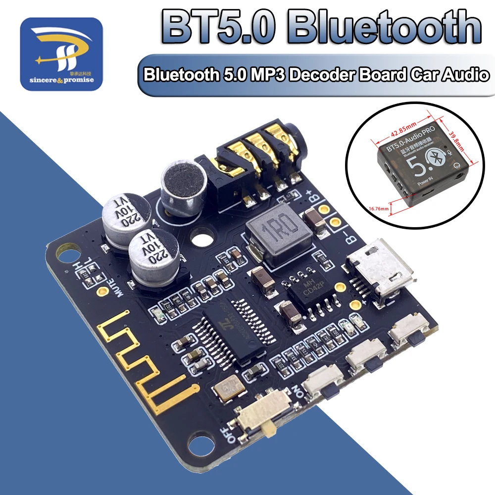 Bluetooth 5 0 MP3 декодер доска чехол BT5.0 аудио профессиональный приемник без потерь