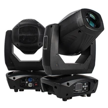 Projecteur de lumière LED à tête mobile 3 en 1, avec fonction de Zoom à 18 canaux, éclairage pour scène de DJ et discothèque, accessoire de fête, 200 W, lyre, DMX512