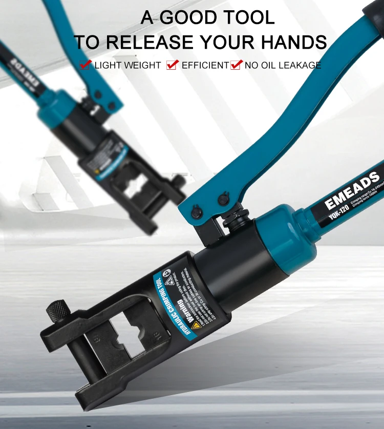 YQK-120 700bar 12t hydraulic crimping tool in electrical