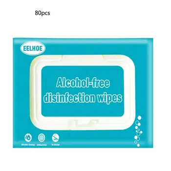 

Disposable Hand-Cleaning Antibacterial Wipes Disinfection Portable Alcohol-Free Wipes For Restaurant Kitchen 1 Bag