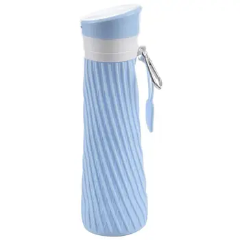 

500Ml Silicone Water Bottle Portable Sport Kettle Folding Cup Kettle Thermal Insulation Drinking Water Bottle for Outdoor Travel