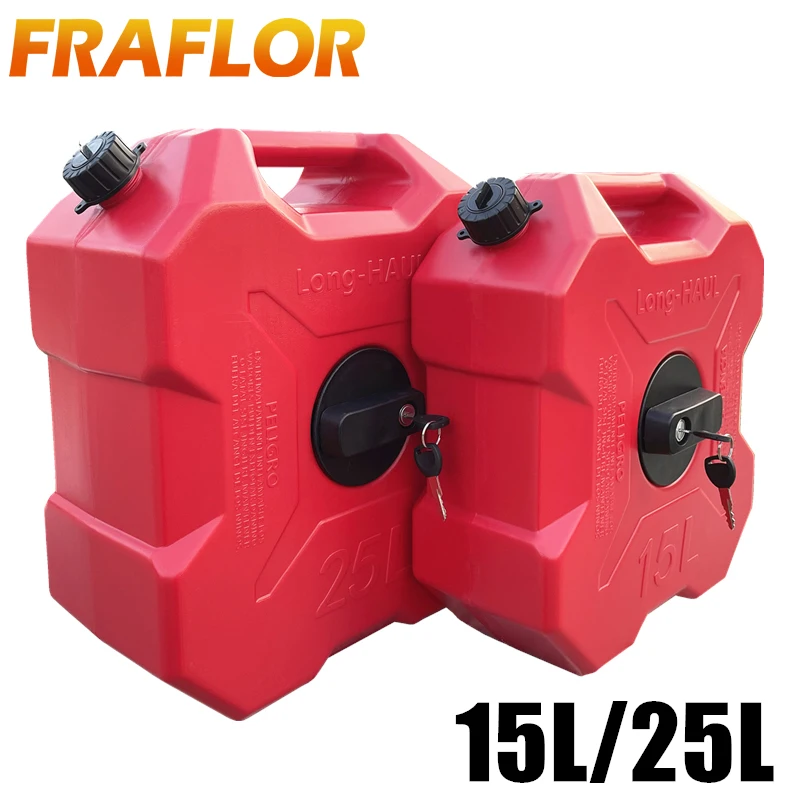 15l 25l Litres Jerry Can Gas Fuel Tank Plastic Petrol Car Gokart Spare