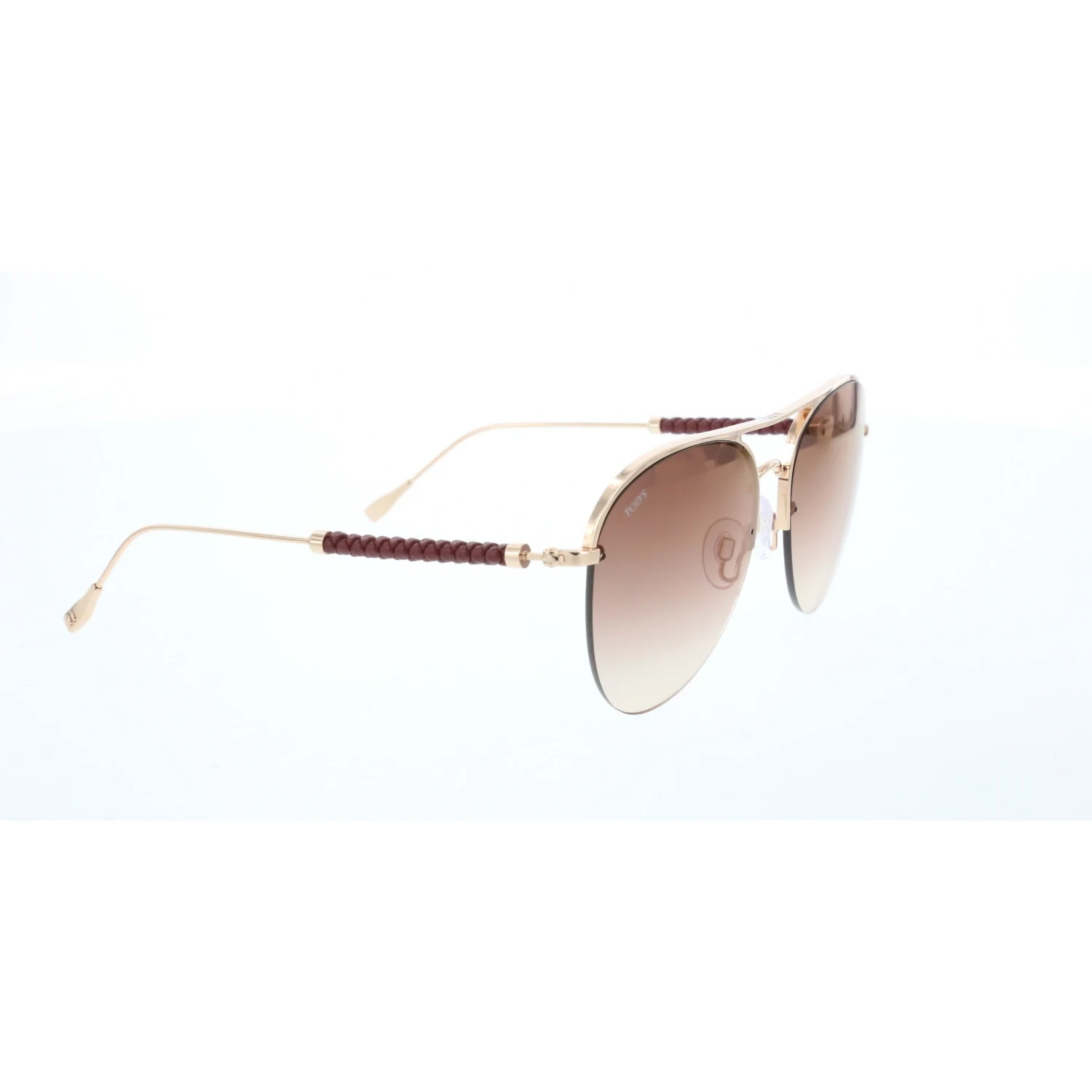 

Unisex sunglasses to 0233 33g metal gold organic drop pilot 57-17-140 tods