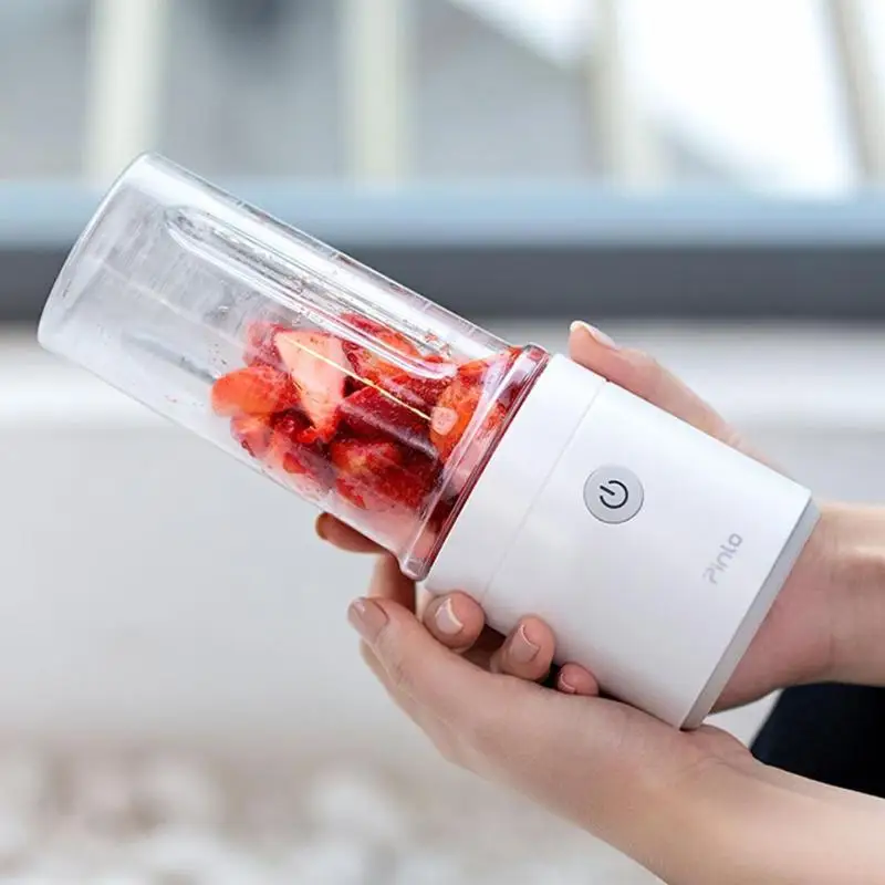 Xiaomi Pinlo 350ml Portable Juicer Electric Fruit Juicer Squeezer USB Rechargeable Smoothie Blender Machine Mixer Mini Juice Cup