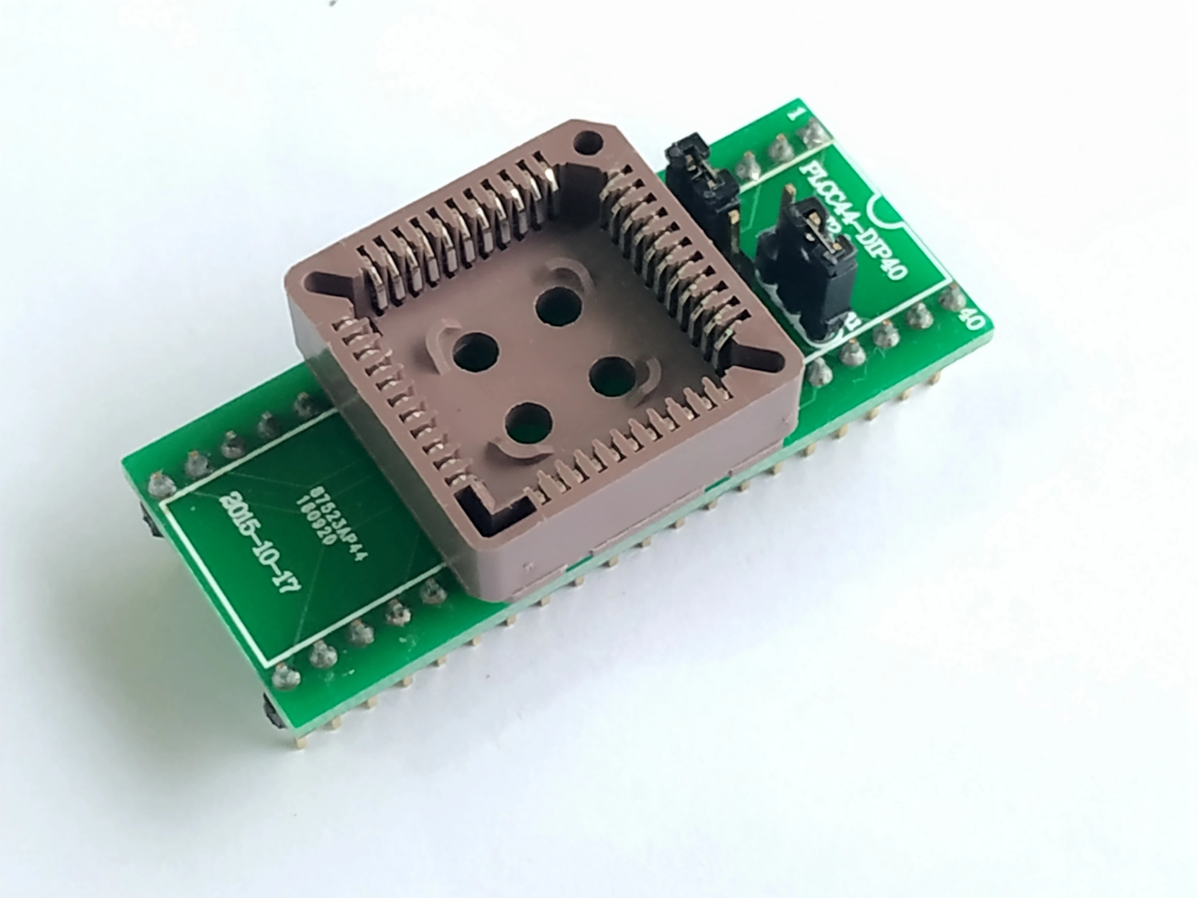Разъем адаптера PLCC44 К DIP40 поддержка MCU flash и AT27C1024/PLCC44 TL866ii plus top3100 top3000 ic|tl866a