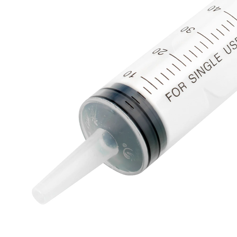 New Sterile Reusable 60ML Plastic Medical Syringe For Hydroponics Measuring