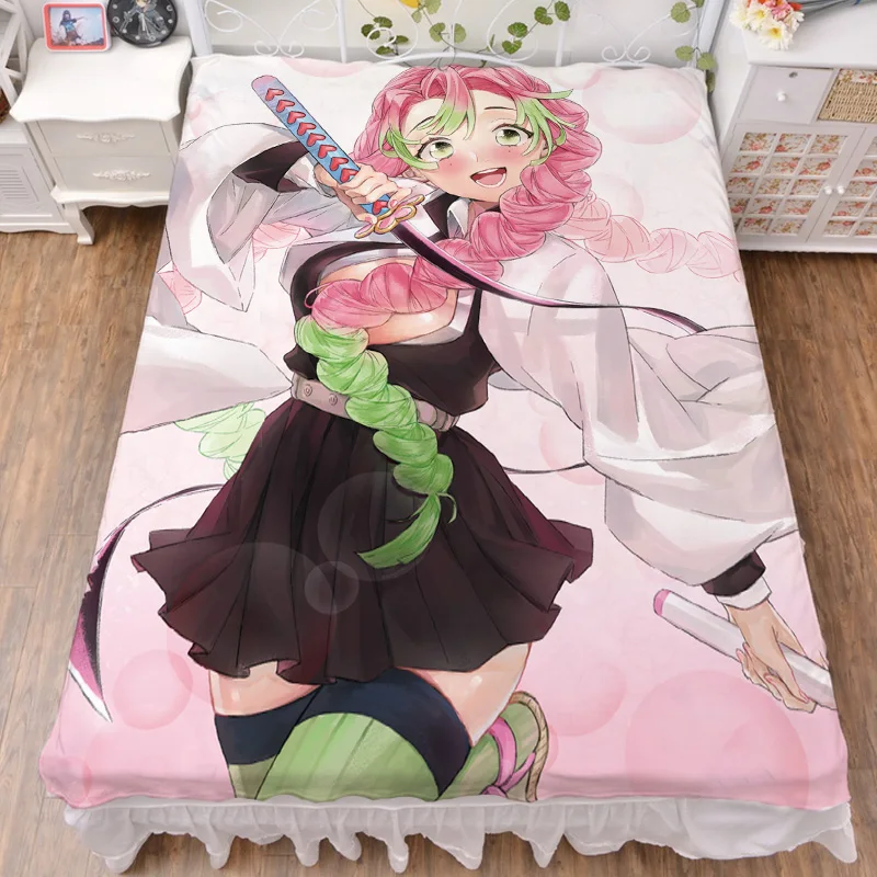 2019-March обновление японского аниме Demon Slayer: Kimetsu no Yaiba сексуальное одеяло для девочек летнее одеяло и простыня из молочного волокна 150x200 см