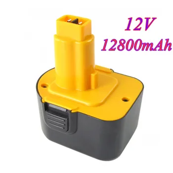 

12V 12800mAh Tool battery for Dewalt DE9074 DC9071 DE9037 DE9071 DE9075 DW9071 DW9072 DW9074 DC727 DC756 DC980 DC981 DW051