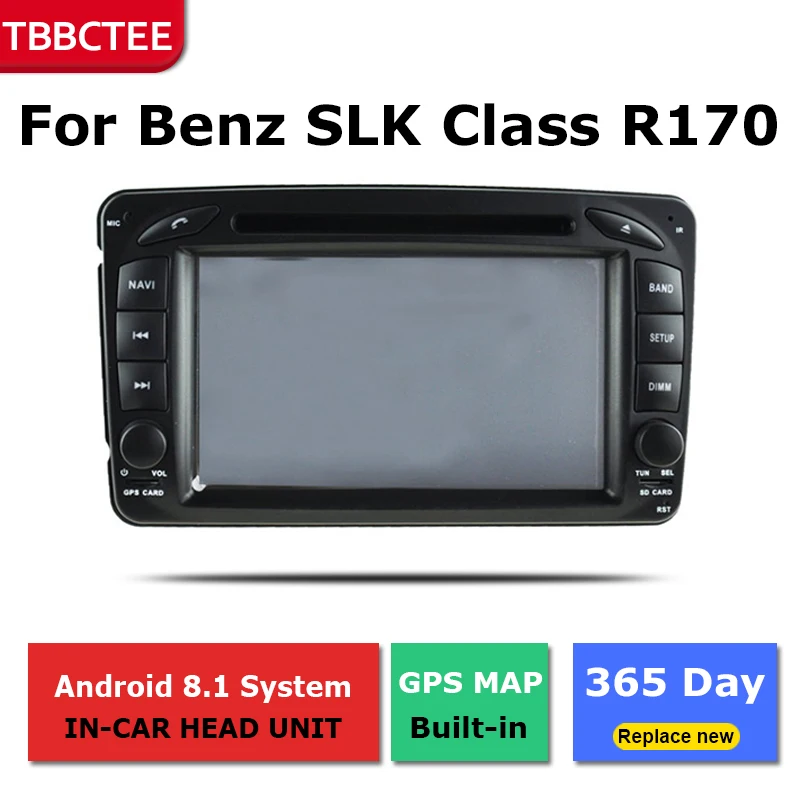 Android Радио bluetooth GPS навигация wifi стерео видео для Mercedes Benz SLK Class R170 1996 ~ 2004
