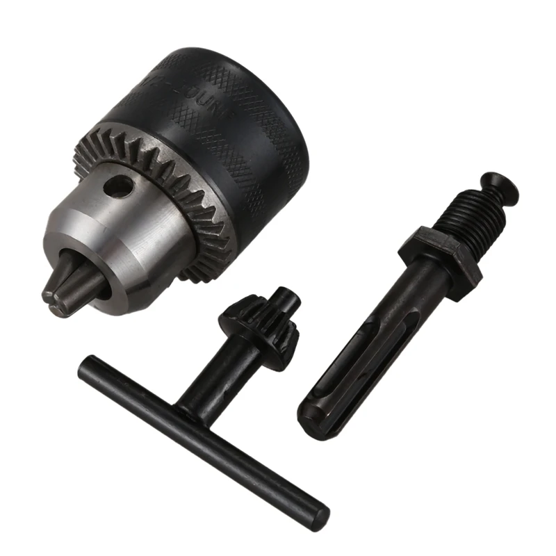

1/2"-20 UNF Mount 1.5-13mm Capacity Key Drill Chuck w SDS Plus Shank