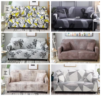 

All- Sofa Cover Printed Elastic Cover Stretch Sofa Slipcovers Sectional Living Room Couch Cover Sofa Cover 1/2/3/4 Seat