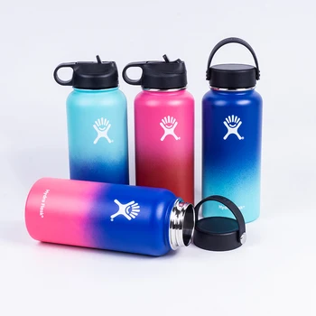 

18oz/32oz/40oz Hydro Flask Water Bottle Stainless Steel Vacuum Insulated Cup Wide Mouth Travel Portable Thermal Coffee Bottles