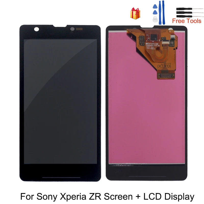Для SONY Xperia ZR ЖК-дисплей дигитайзер сборка стекло для M36h C5502 C5503 ЖК-экран Замена |