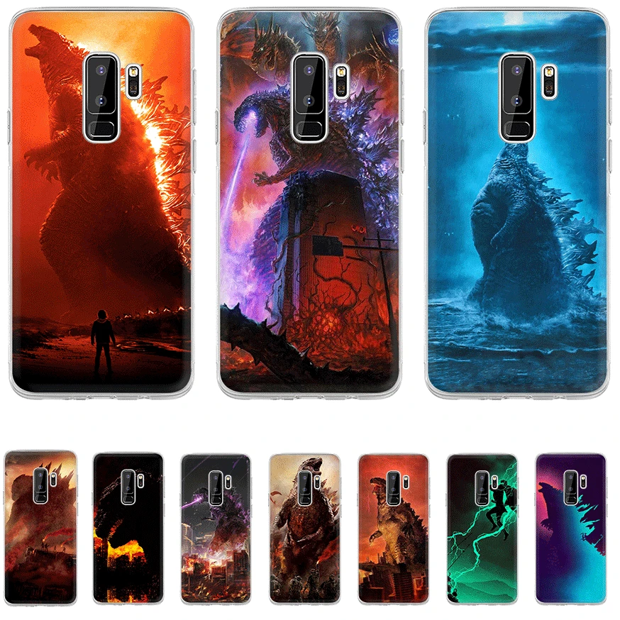 

Phone Case TPU For Samsung A5 A6 A7 A8 A9 A10 A20 A30 A40 A50 A60 A70 Cover Godzilla Shell