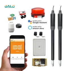 Actionneur linéaire électrique 200kg, système de moteur, ouvre porte à bascule automatique avec boîte de commande WIFI, contrôleur de garde porte 