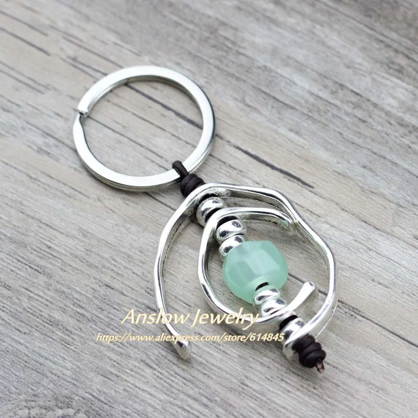 Anslow, фирменный дизайн, модные ювелирные изделия, испанский стиль, резиновый брелок для женщин, женский брелок для ключей, для сумки, ключей, двери, подарок, LOW0013KY