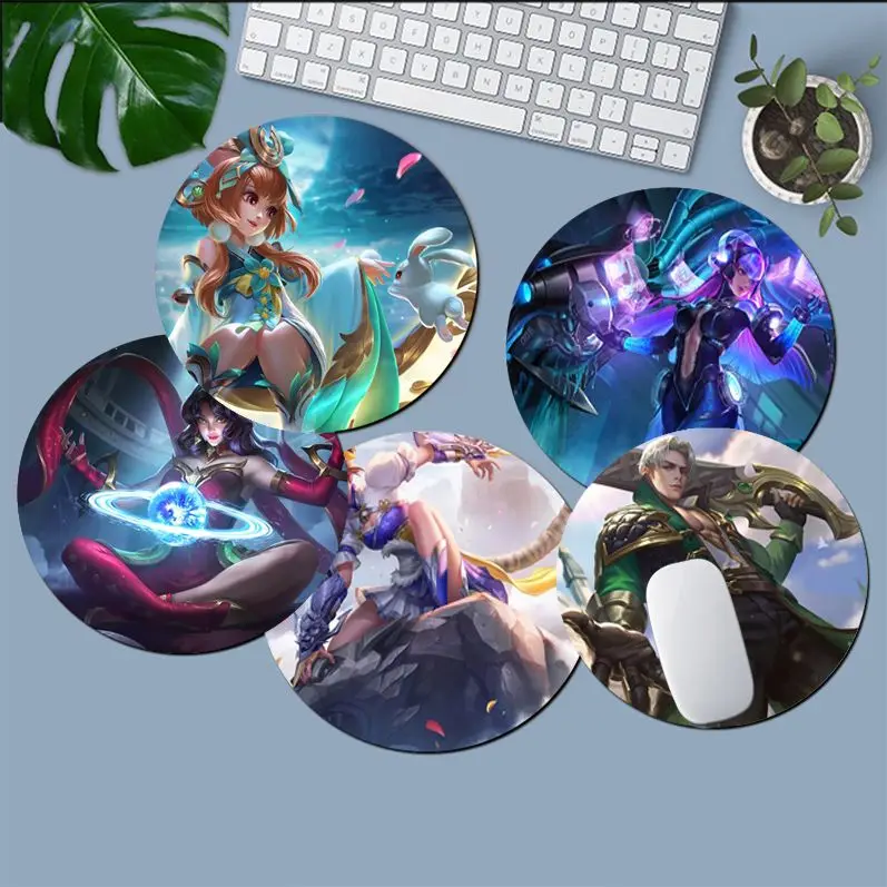 Красивые коврики для мыши в стиле аниме Mobile Legends геймерские игровые Нескользящие