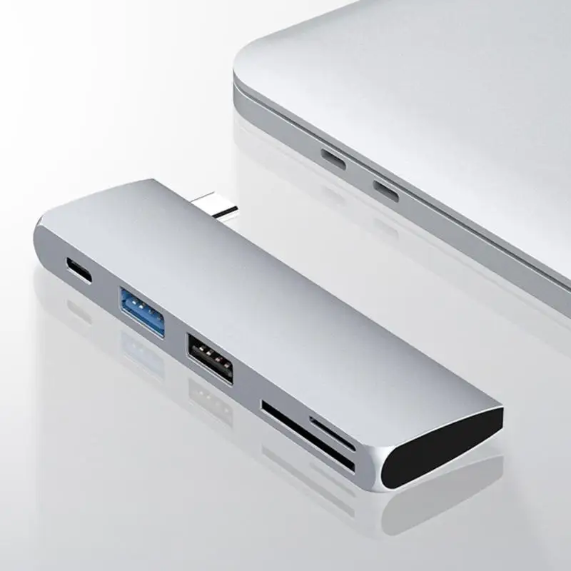 USB C концентратор тип-c к USB 3,0 2,0/SD/TF кард-ридер/PD зарядный адаптер для MacBook/iPad Pro для huawei P30/20/samsung S10/9