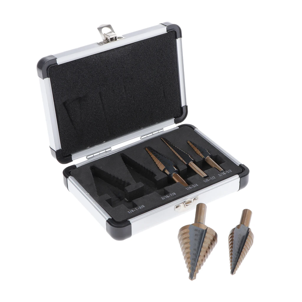 Box Of 5 High Quality HSS Steel Helical Drill Bits DIY Domestic General Construction