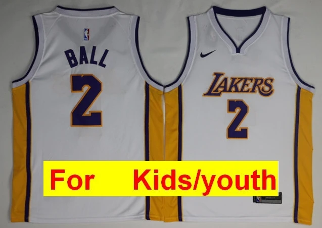 Красный LeBron James Lonzo Ball Кайл Kuzma Brandon Ingram Kobe Bryant баскетбольные майки - Цвет: Красный