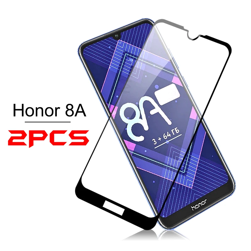 2 шт. защитная пленка для экрана телефона Honor 8A закаленное стекло Huawei 8 A / Pro JAT-L41 6 09