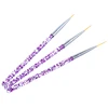 Nail Art Kolinsky Acrylic Manicure Brush Superfine Stripe Thin Nails Line Brushes 5