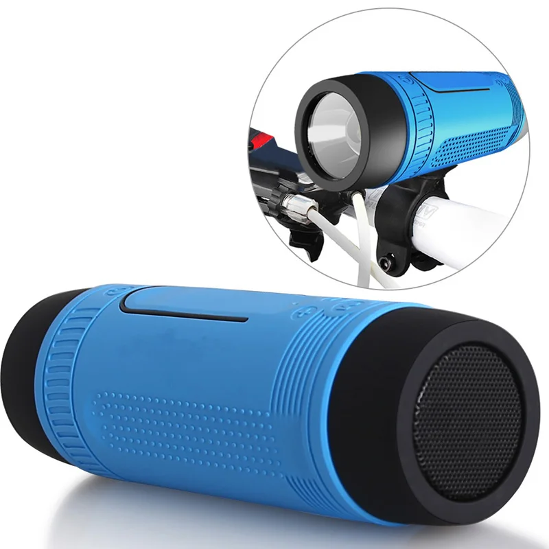 Колонка Bluetooth динамик Fm радио водонепроницаемый портативный звуковой ящик открытый Бумбокс Мини беспроводной Велосипедный динамик+ крепление