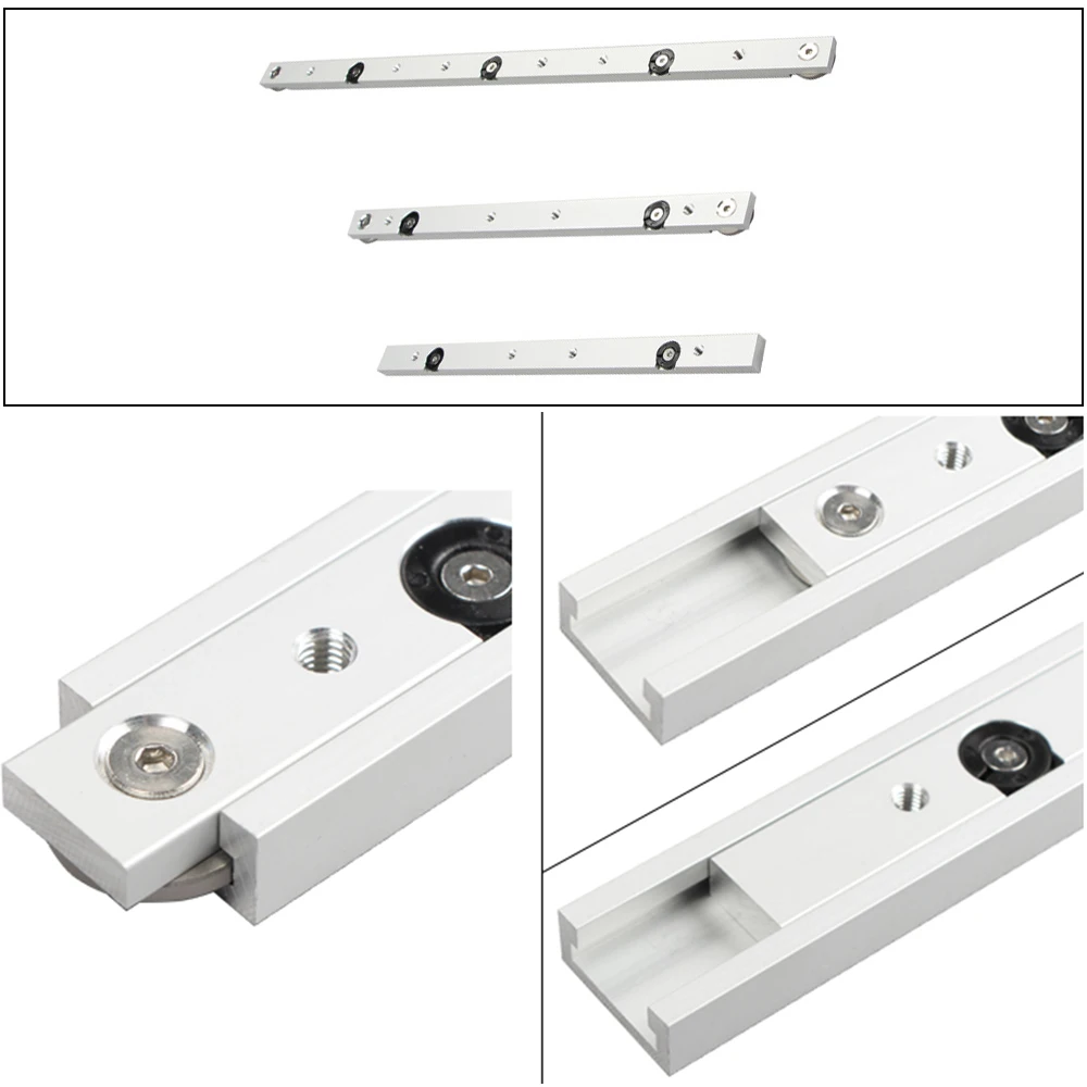 Metal T Slot Slider T Tracks Silver Pusher Modification Chute Tool Hardware Home Improvement Beveled Track Limit Woodworking