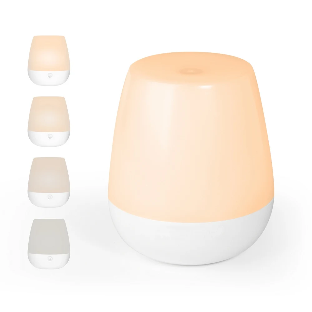

Portable Touch Control night light for kids room LED Rechargeable Night Light Cold Warm Natural Lamp Home Hotel Bedside Supplies