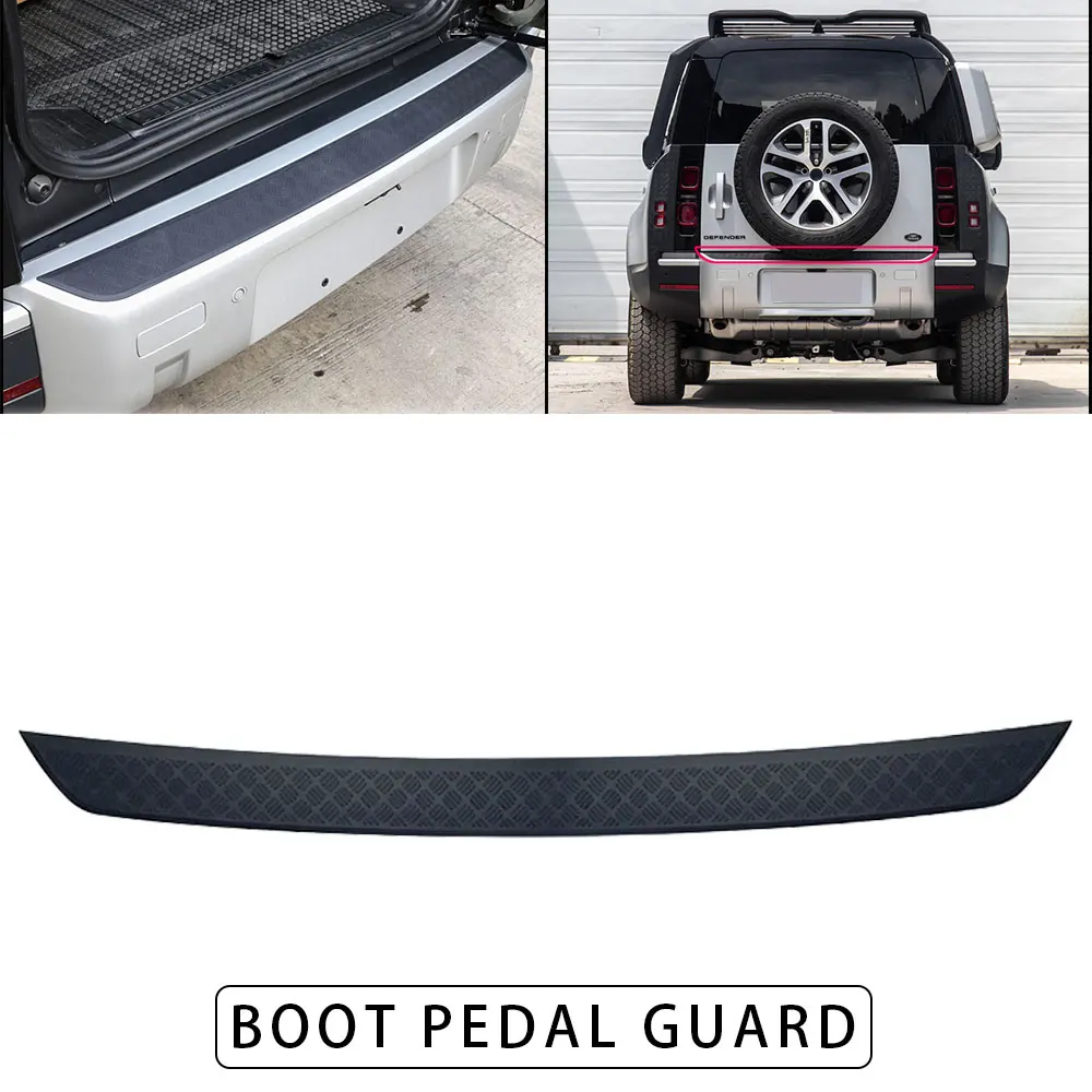 

For Land Rover Defender 110 2020 Car Rearview Mirror Cover Front Rear Bumper Side Scratch guard Protection Board Guard