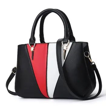 

2020 Brand Medium Large capacity Patchwork Ladies Totes Shopping Working Versatile Fashion Women Messenger Bag Female Handbags