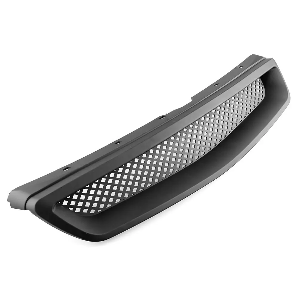 Автомобильный ABS матовая лицевая сторона черного цвета с капюшоном сетка Бампер