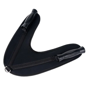 

Head Band Belt Bind Gym Support Easy Install U Shape Pull Double Grip Suspender Strap Handle Abdominal Crunch Accessories