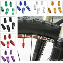 Tapa de válvula de aire para neumático de bicicleta MTB, cubierta antipolvo, llanta Presta, portátil, 77HC, 5 uds.