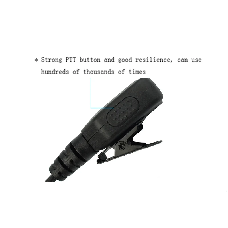 EEK002 RT5R Walkie Talkie G-Type Earpiece Adjustable Volume Earphone 2Pin PTT He