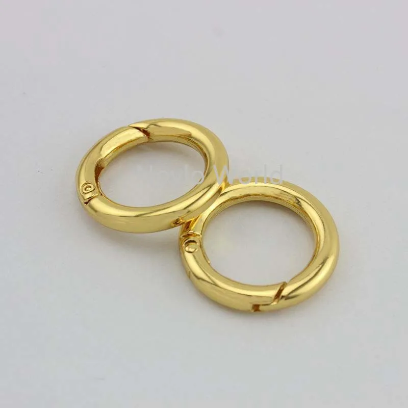 8 pieces test, Inner width18.5mm, metal spring ring bag handle buckles women handbag lock hang buckles diy hardware accessories