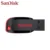 100% Оригинальный SanDisk Cruzer Blade CZ50 USB Flash Drive 128GB 64GB 32GB 16GB Pen Drive USB 2.0 Поддержка Официальной Проверки
