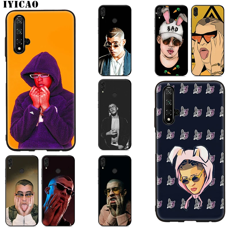 Мягкий чехол IYICAO Bad Bunny Trap для huawei Honor 20 10 9 9X 8X 8C 7X 7C 7A 6A Lite Pro View Note Silicone |