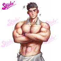 かわいい日本日照少年ゲイdiyアニメ車のステッカーデカール装飾防水オートバイオフロードラップトップトランクギターpvcビニール Car Stickers Aliexpress