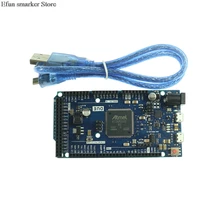 5 pces kj292 due 2012 r3 placa at91sam3x8e arm 32 bit para arduino com conjunto de cabo dados