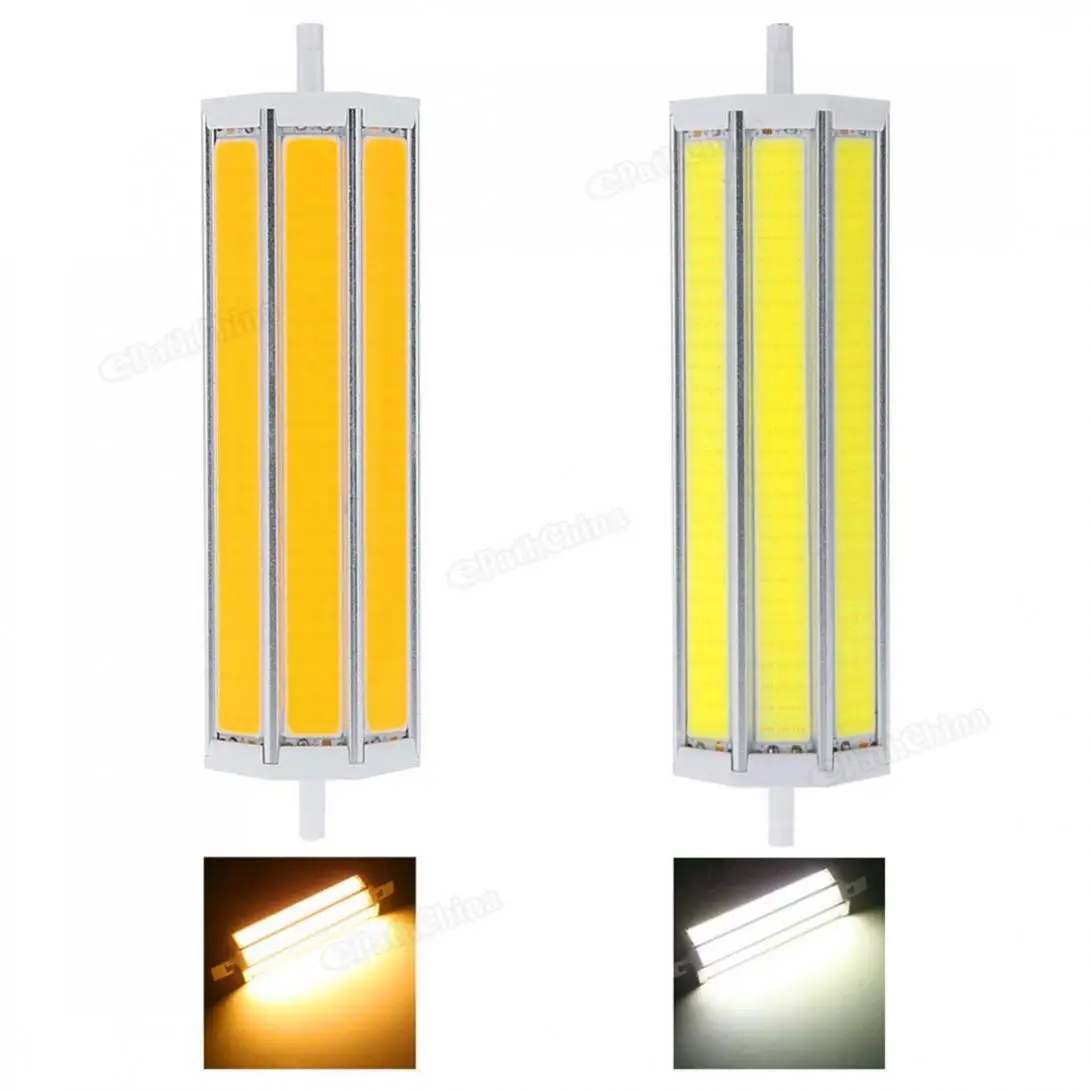 

2650 Lumens R7S 198mm 30W LED Flood Light 3 COB LEDs Corn Lamp Bulb Warm / Cool White AC 85-265V LED Spot Bulbs