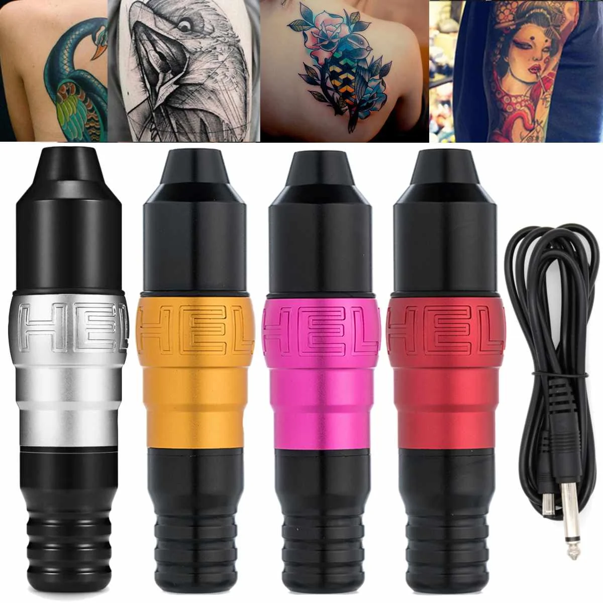 Powerful Tattoo Pen Rotary Tattoo Guns Machine Black Precisions RCA Motor Tattoo Machine Tattooist Body Art 10000RPM New