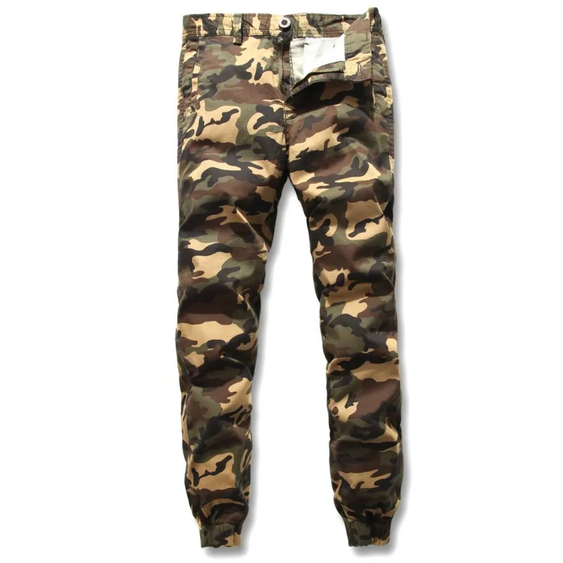 

2016 Spring New Style Korean-style Fashion Man Slim Fit Beam Leg Trousers Large Size Multi-pockets Bib Overall Casual Camouflage