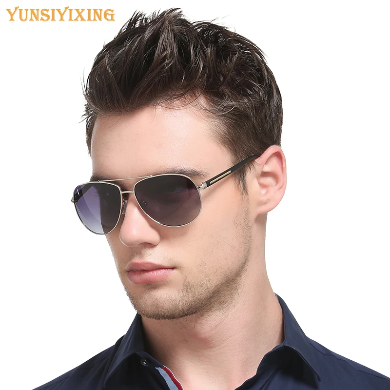 Yunsiyixing новые брендовые поляризованные солнцезащитные очки мужские Винтажные для