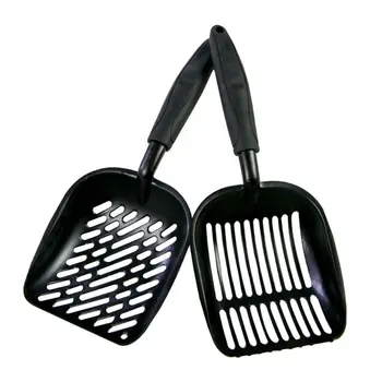 

Solid aluminum cat litter shovel with long handle (1PC)