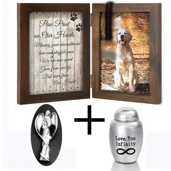 

3 piece set Pet Memorial Photo Frame Cats and dogs passed away to commemorate the creative picture frame