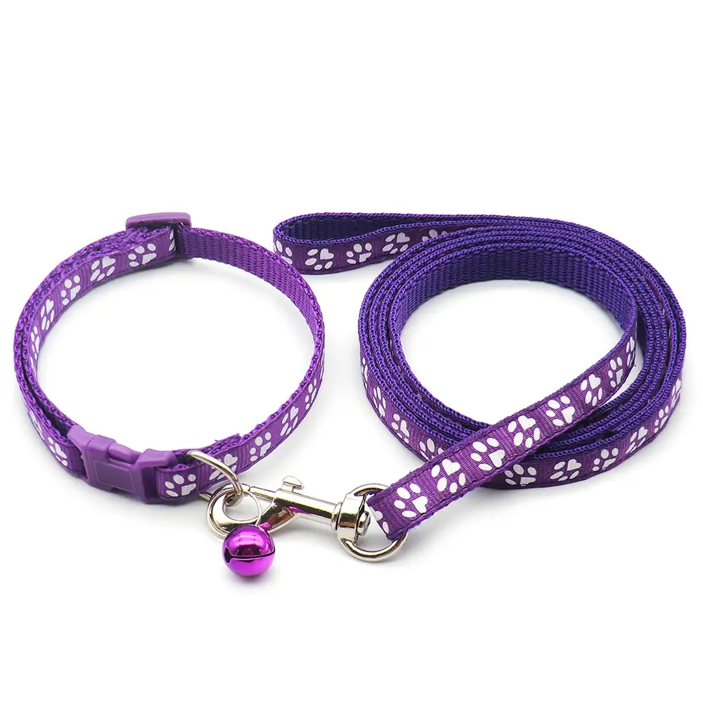 24Sets Dog Cat Leash Adjustable Leashes Collar Puppy Outdoor Walking Chihuahua Terier Schnauzer Outdoor Traction Rope General 